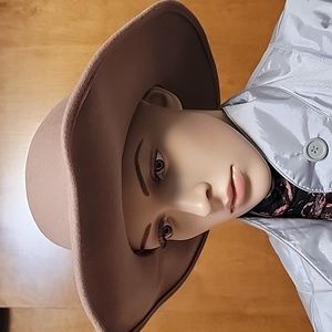 Vintage 100% Wool Doeskin Felt, Made in USA By Bollman Hat CO.